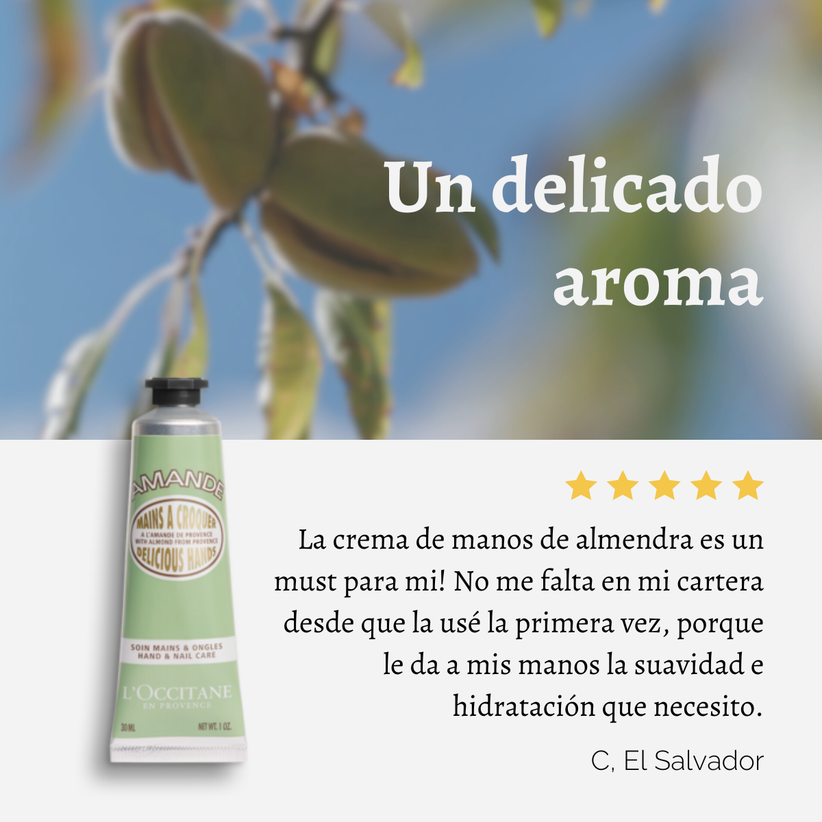 Crema de Manos Almendra (Tamaño de Viaje)
