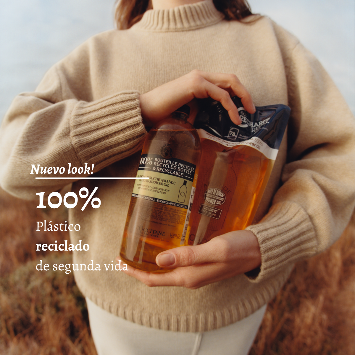 Eco Refill Aceite de Ducha Almendra